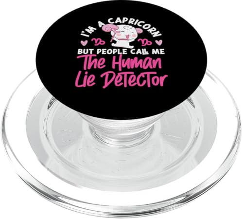 Steinbock-Zodiac: People Call Me The Human Lie Detector PopSockets PopGrip für MagSafe Steinbock-Zodiac: People Call Me The Human Lie Detector PopSockets PopGrip für MagSafe von Capricorn Zodiac Sign Designs For Women