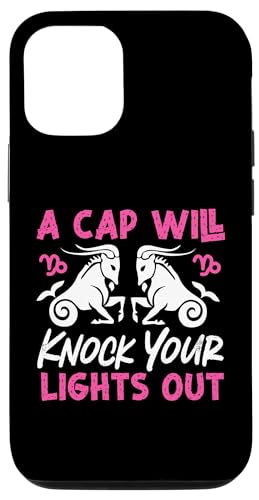 Sternzeichen Steinbock: Eine Kappe wird Ihre Lichter ausschalten Hülle für iPhone 12/12 Pro Sternzeichen Steinbock: Eine Kappe wird Ihre Lichter ausschalten Hülle für iPhone 12/12 Pro von Capricorn Zodiac Sign Designs For Women