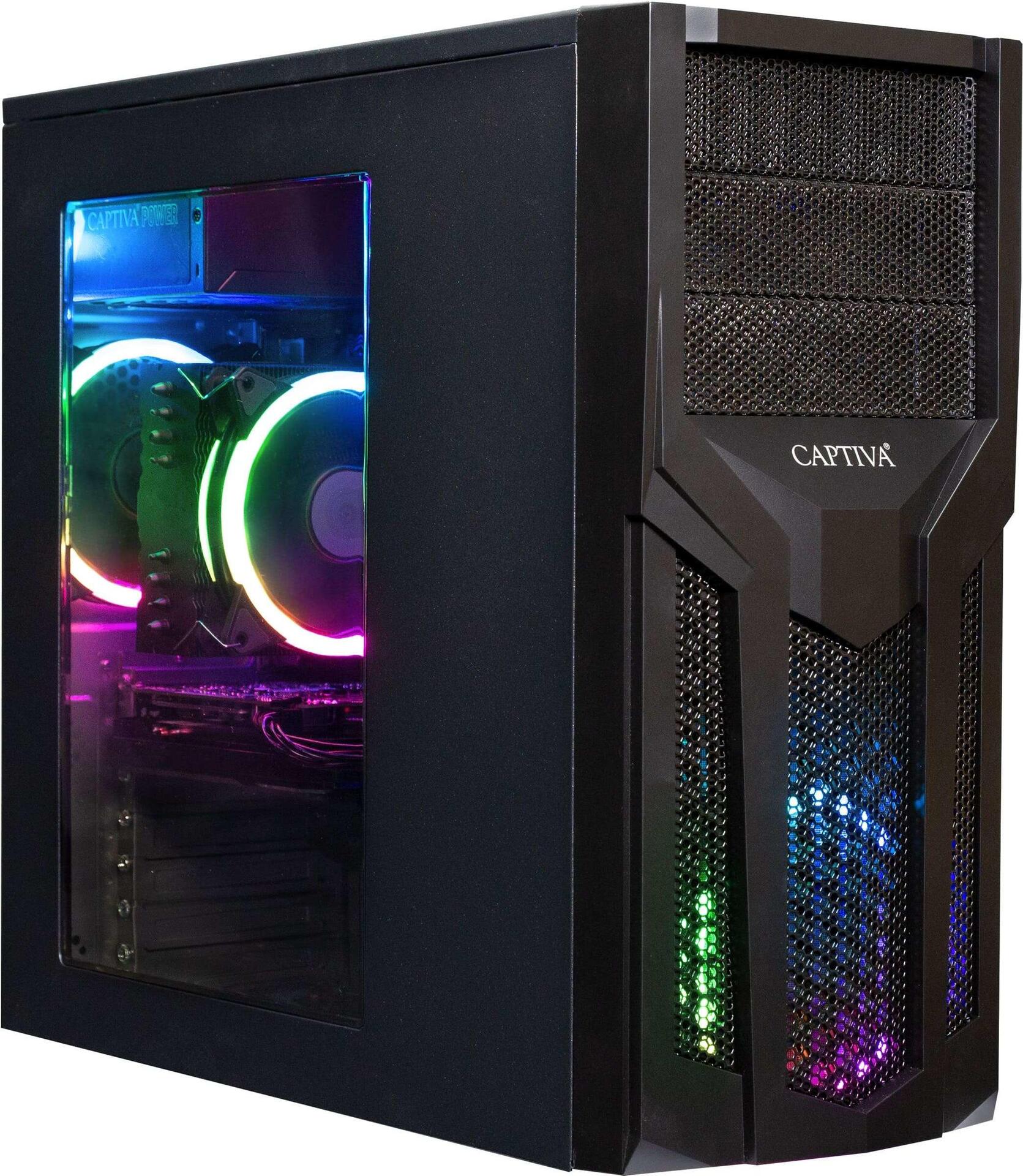 CAPTIVA Advanced Gaming I80-574 Intel® Core i5 16 GB DDR4-SDRAM 500 GB SSD NVIDIA GeForce RTX 4060 Ti Windows 11 Home (80574) von Captiva