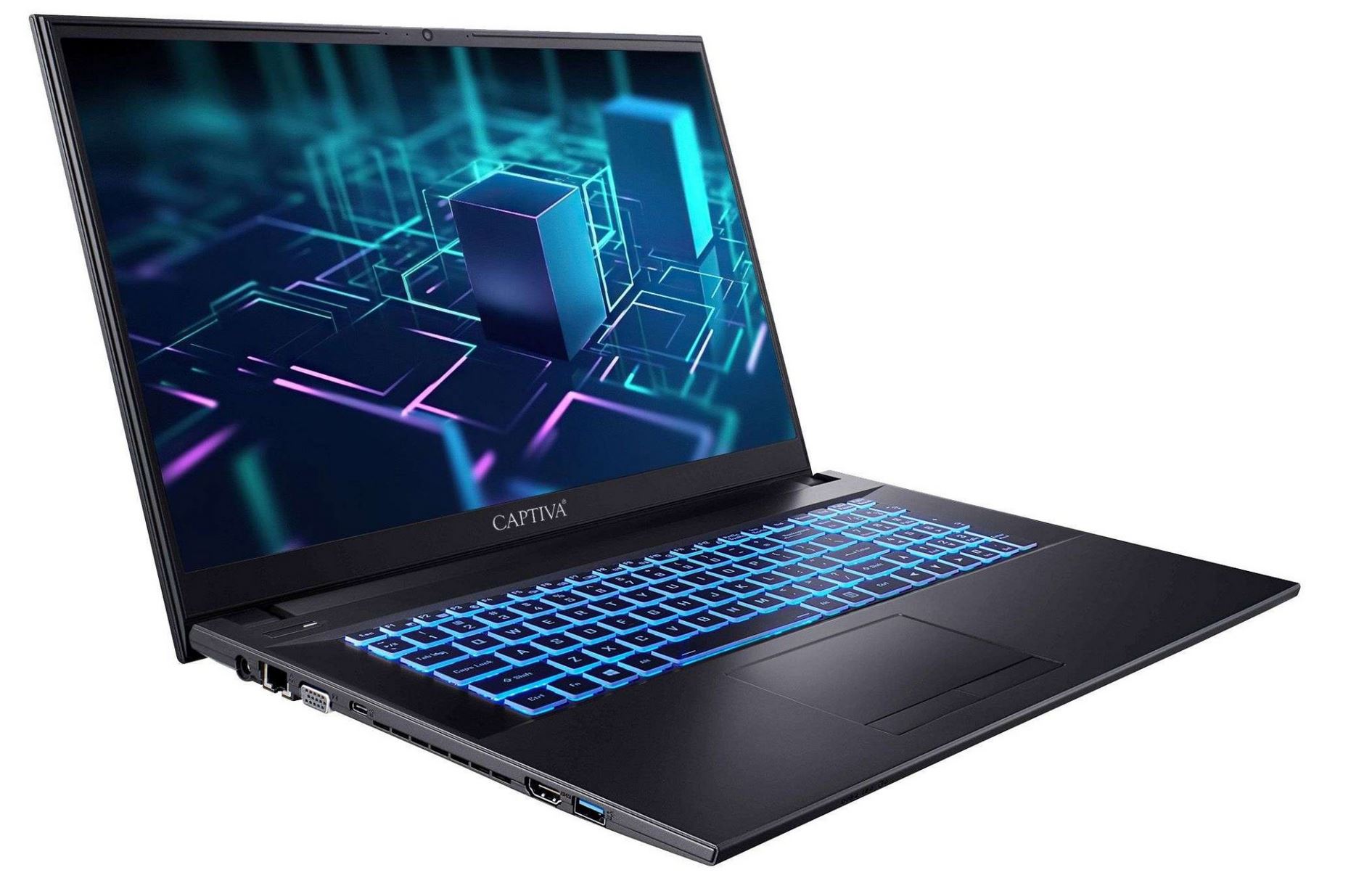 CAPTIVA Notebook Power Starter I76-052 i5-1235U (17.3, 8GB, 500GB SSD, Intel UHD Graphics, DVD-RW, Win 11 Home) (76052) von Captiva