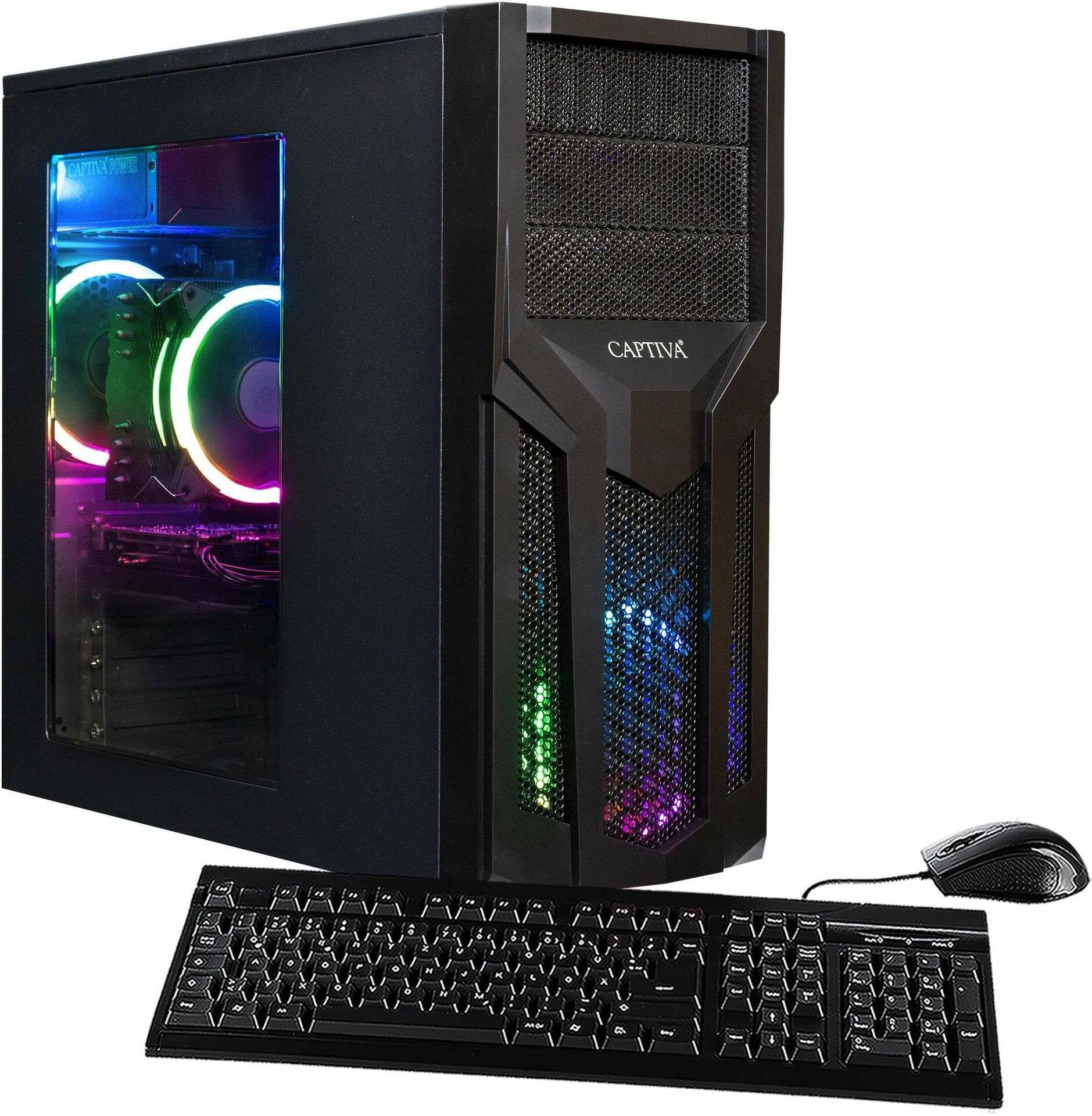 CAPTIVA PC Power Starter R80-017 (Ryzen 7 5700G/SSD 1TB/16384/DVD-RW/MSI/WLAN/Windows 11 Home 64-bit) - 1.000 GB - DVD-Brenner - Windows 11 Home (80017) von Captiva