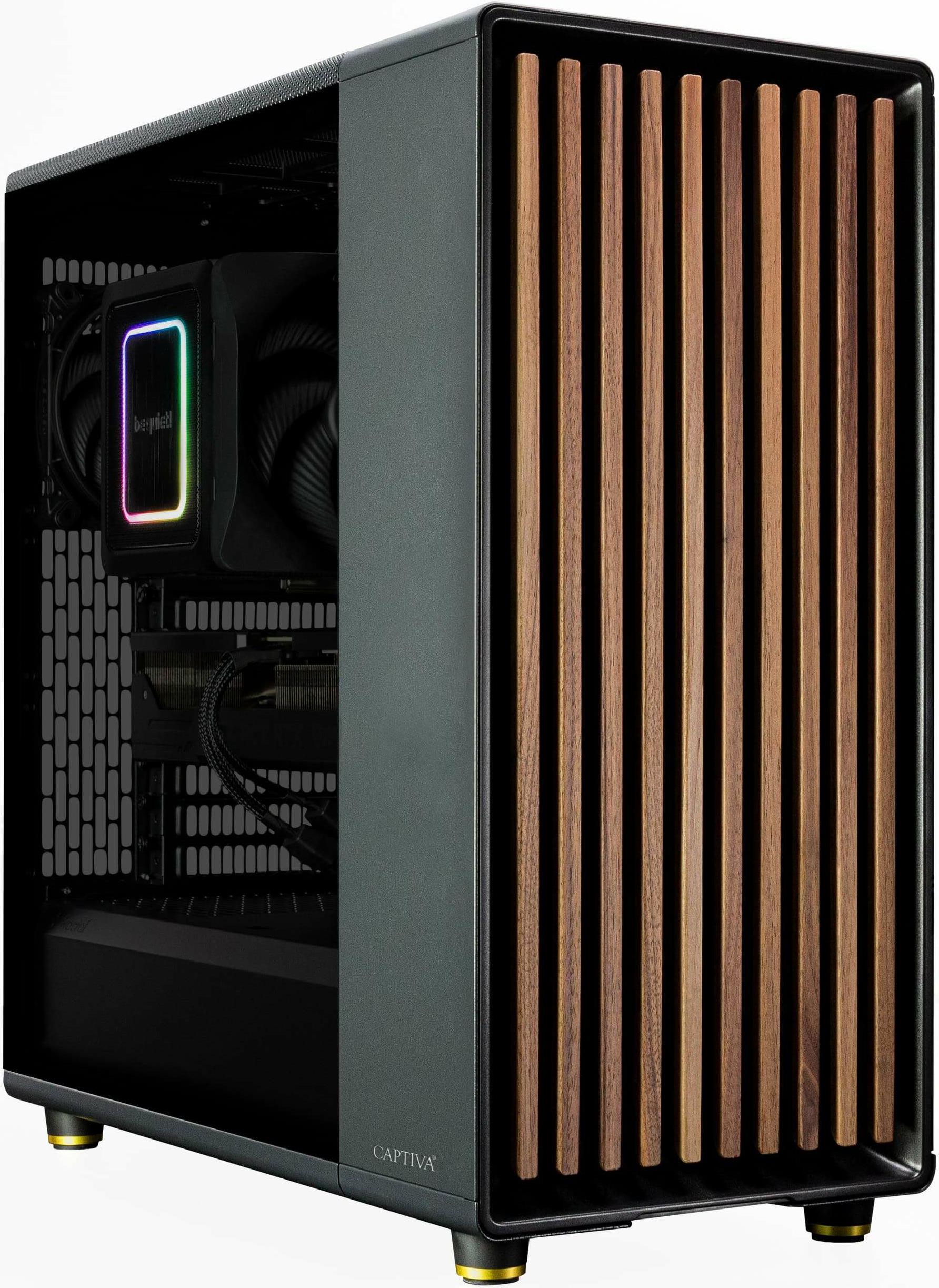 CAPTIVA Workstation I79-699 Intel® Core i9 i9-14900K 64 GB DDR4-SDRAM 1 TB SSD Windows 11 Pro PC Schwarz (79699) von Captiva
