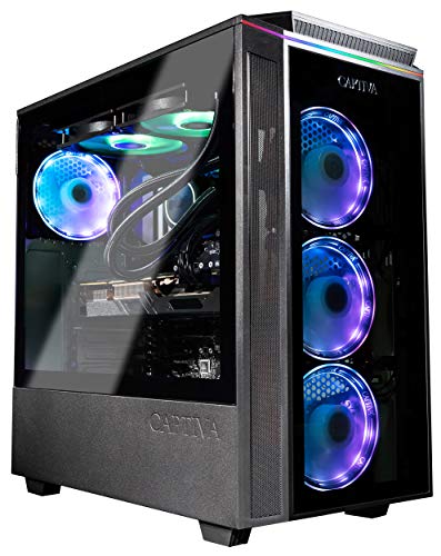 Captiva G25AR 21V1 Gaming-PC | AMD Ryzen 9 5900X | X570 Mainboard | AMD Radeon RX 6900XT 16GB | 32GB DDR4 RAM | SSD 2TB M.2 NVME | Wasserkühlung | RGB Lüfter | Windows 10 Home | PC Spiele von Captiva