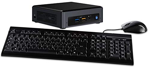 Captiva Power Starter NUC I53-790 | Intel Celeron J4005 | Intel UHD 600 | 4GB DDR4 RAM | HDD 1TB | ohne Betriebssystem | Office PC inkl. Maus & Tastatur | Mini PC | Silent | Intel NUC von Captiva