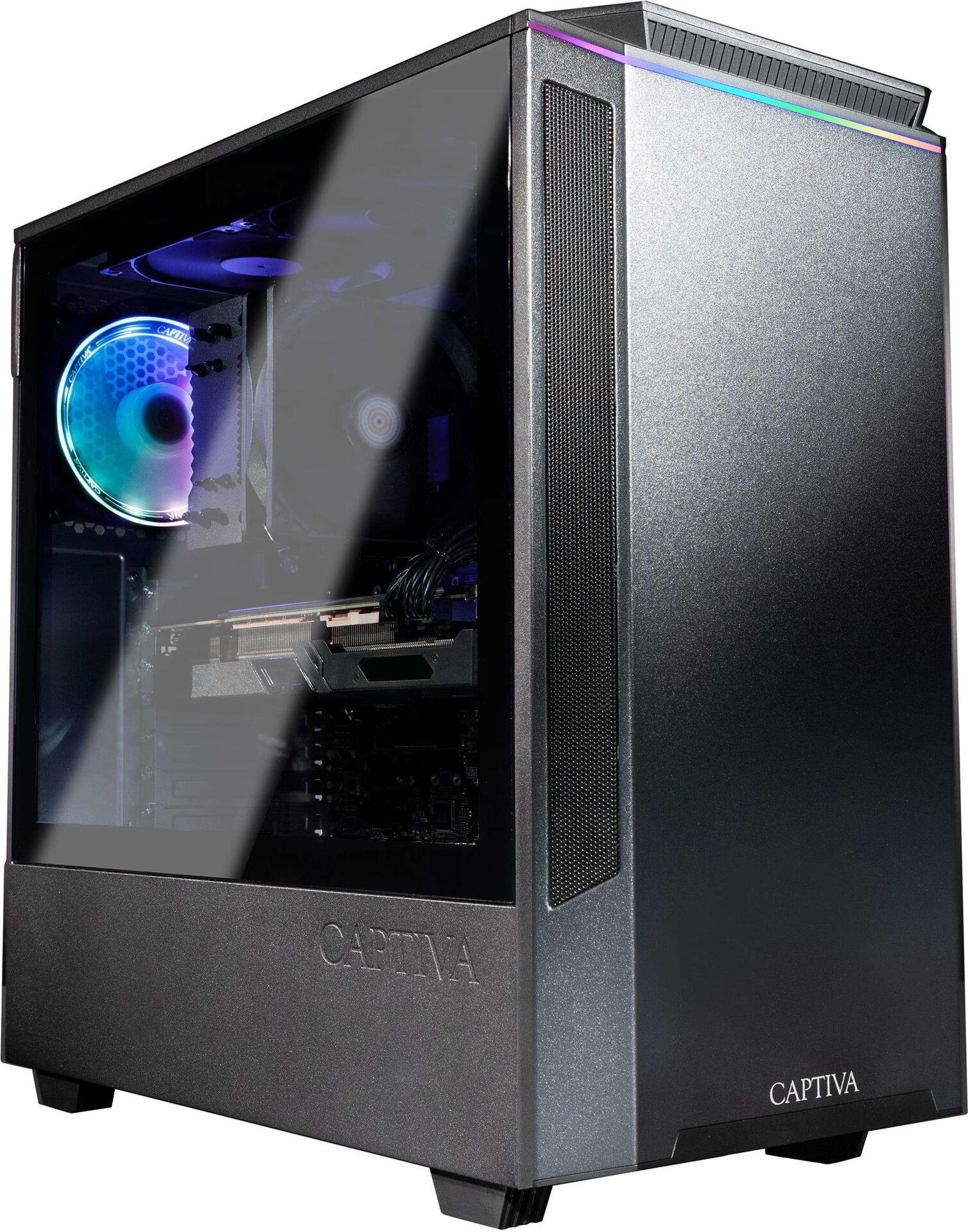 Captiva R77-553 Desktop AMD Ryzen 7 7800X3D 64 GB DDR5-SDRAM 2 TB SSD PC Schwarz (77553) von Captiva