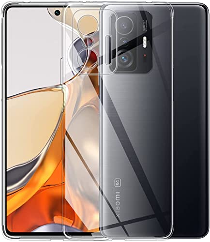 CAPTOR Transparente Handyhülle für Xiaomi 11T / 11T Pro, TPU-Silikon, flexibel, weich und dünn, hochwertiger Kameraschutz mit erhöhtem Rand für Bildschirm und Kamera CAPTOR Transparente Handyhülle für Xiaomi 11T / 11T Pro, TPU-Silikon, flexibel, weich und dünn, hochwertiger Kameraschutz mit erhöhtem Rand für Bildschirm und Kamera von Captor