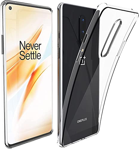 CAPTOR Transparente Schutzhülle für Oneplus 8, TPU-Silikon, flexibel, weich und dünn, hoher Schutz mit erhöhtem Rand für Bildschirm und Kamera CAPTOR Transparente Schutzhülle für Oneplus 8, TPU-Silikon, flexibel, weich und dünn, hoher Schutz mit erhöhtem Rand für Bildschirm und Kamera von Captor
