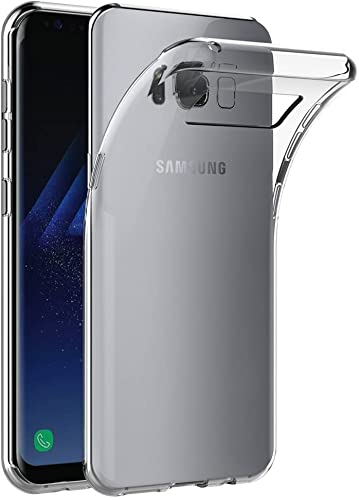 CAPTOR Transparente Schutzhülle für Samsung Galaxy S8, TPU-Silikon, flexibel, weich und dünn, hochwertiger Schutz mit erhöhtem Rand für Bildschirm und Kamera CAPTOR Transparente Schutzhülle für Samsung Galaxy S8, TPU-Silikon, flexibel, weich und dünn, hochwertiger Schutz mit erhöhtem Rand für Bildschirm und Kamera von Captor