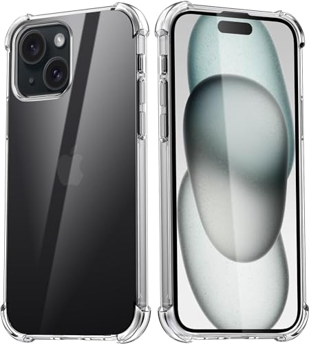 Captor Stoßfeste transparente Hülle für iPhone 15 Plus, stoßfeste, weiche, flexible Silikon-TPU-Hülle, zur Stoßdämpfung mit Stoßdämpfern Captor Stoßfeste transparente Hülle für iPhone 15 Plus, stoßfeste, weiche, flexible Silikon-TPU-Hülle, zur Stoßdämpfung mit Stoßdämpfern von Captor