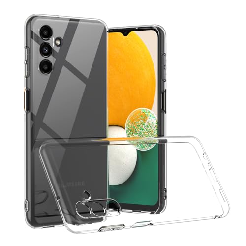 Captor Transparente Schutzhülle für Samsung Galaxy A13 4G, Schutzhülle aus weichem und dünnem TPU-Silikon, Schutzhülle mit erhöhtem Rand für Display und Kamera Captor Transparente Schutzhülle für Samsung Galaxy A13 4G, Schutzhülle aus weichem und dünnem TPU-Silikon, Schutzhülle mit erhöhtem Rand für Display und Kamera von Captor