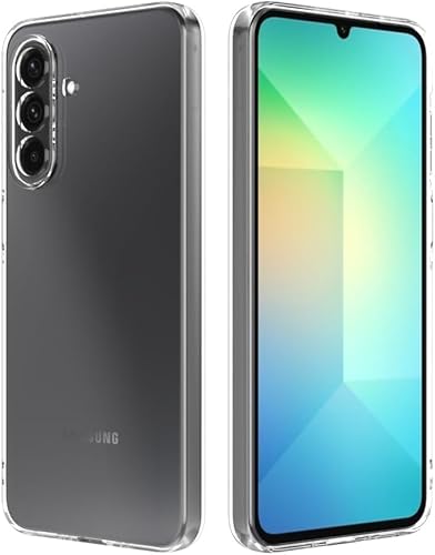 Captor Schutzhülle für Samsung A26 5G, transparent, aus TPU-Silikon, weich, dünn, stoßfest, kratzfest, Kameraschutz, Anti-Vergilbung, flexibel und langlebig für A26 5G Samsung von Captor