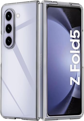 Captor Transparente Handyhülle Schutzhülle für Samsung Galaxy Z Fold 5 5G, Schutzhülle aus Silikon, hart, dünn, hochwertiger Schutz mit erhöhtem Rand für Bildschirm und Kamera Captor Transparente Handyhülle Schutzhülle für Samsung Galaxy Z Fold 5 5G, Schutzhülle aus Silikon, hart, dünn, hochwertiger Schutz mit erhöhtem Rand für Bildschirm und Kamera von Captor