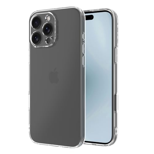 Captor Transparente Schutzhülle für iPhone 16 Pro Max, TPU-Schutzhülle aus flexiblem weichem und dünnem Silikon mit erhöhtem Rand für Bildschirm und Kameraschutz (erhöhte Kanten und Kameraschutz) Captor Transparente Schutzhülle für iPhone 16 Pro Max, TPU-Schutzhülle aus flexiblem weichem und dünnem Silikon mit erhöhtem Rand für Bildschirm und Kameraschutz (erhöhte Kanten und Kameraschutz) von Captor