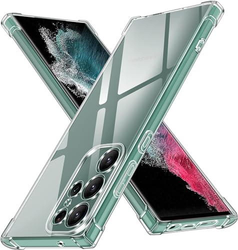 Captor Transparente stoßfeste Schutzhülle für Samsung Galaxy S24 Ultra 5G, TPU-Schutzhülle aus flexiblem weichem Silikon, stoßfest, für Stoßdämpfung mit Stoßstange Captor Transparente stoßfeste Schutzhülle für Samsung Galaxy S24 Ultra 5G, TPU-Schutzhülle aus flexiblem weichem Silikon, stoßfest, für Stoßdämpfung mit Stoßstange von Captor