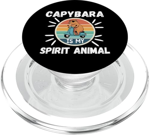 Capybara Is My Spirit Tier Kawaii Cartoon Lustige Capybaras PopSockets PopGrip für MagSafe Capybara Is My Spirit Tier Kawaii Cartoon Lustige Capybaras PopSockets PopGrip für MagSafe von Capybara Birthday Decorations Designs