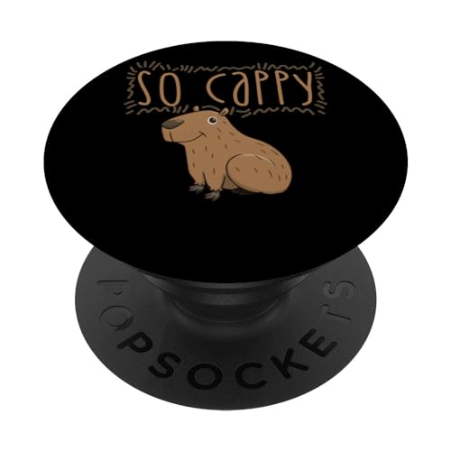 Capybara Wasserschwein Nagetier - Capybara PopSockets mit austauschbarem PopGrip von Capybara Geschenke & Ideen