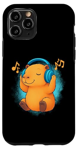 DJ Capybara Kopfhörer Musikliebhaber Hülle für iPhone 11 Pro DJ Capybara Kopfhörer Musikliebhaber Hülle für iPhone 11 Pro von Capybara Lover Tees Co.