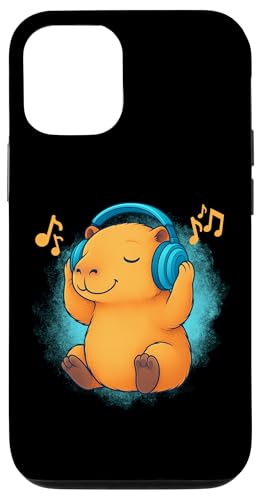 DJ Capybara Kopfhörer Musikliebhaber Hülle für iPhone 12/12 Pro DJ Capybara Kopfhörer Musikliebhaber Hülle für iPhone 12/12 Pro von Capybara Lover Tees Co.