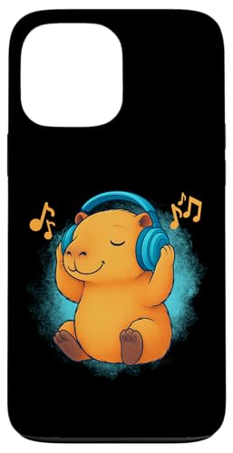 DJ Capybara Kopfhörer Musikliebhaber Hülle für iPhone 13 Pro Max DJ Capybara Kopfhörer Musikliebhaber Hülle für iPhone 13 Pro Max von Capybara Lover Tees Co.