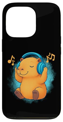 DJ Capybara Kopfhörer Musikliebhaber Hülle für iPhone 13 Pro DJ Capybara Kopfhörer Musikliebhaber Hülle für iPhone 13 Pro von Capybara Lover Tees Co.