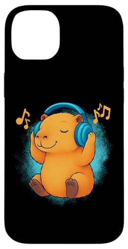 DJ Capybara Kopfhörer Musikliebhaber Hülle für iPhone 14 Plus DJ Capybara Kopfhörer Musikliebhaber Hülle für iPhone 14 Plus von Capybara Lover Tees Co.