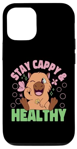 Capybara: Bleib Capy und gesund Hülle für iPhone 12/12 Pro Capybara: Bleib Capy und gesund Hülle für iPhone 12/12 Pro von Capybara Rodent Cute Animal Designs