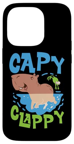 Capybara: Capy Clappy Hülle für iPhone 14 Pro Capybara: Capy Clappy Hülle für iPhone 14 Pro von Capybara Rodent Cute Animal Designs