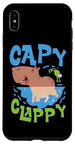 Capybara: Capy Clappy Hülle für iPhone XS Max Capybara: Capy Clappy Hülle für iPhone XS Max von Capybara Rodent Cute Animal Designs