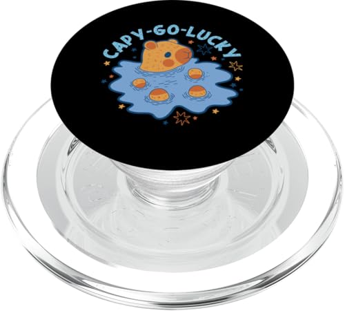 Capybara: Capy-Go-Lucky PopSockets PopGrip für MagSafe Capybara: Capy-Go-Lucky PopSockets PopGrip für MagSafe von Capybara Rodent Cute Animal Designs