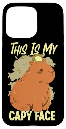 Capybara: Das ist mein Capy Face Hülle für iPhone 15 Pro Max Capybara: Das ist mein Capy Face Hülle für iPhone 15 Pro Max von Capybara Rodent Cute Animal Designs