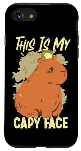 Capybara: Das ist mein Capy Face Hülle für iPhone SE (2020) / 7 / 8 von Capybara Rodent Cute Animal Designs