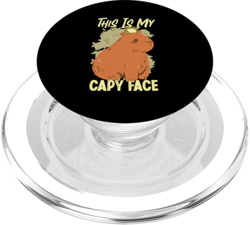 Capybara: Das ist mein Capy Face PopSockets PopGrip für MagSafe Capybara: Das ist mein Capy Face PopSockets PopGrip für MagSafe von Capybara Rodent Cute Animal Designs