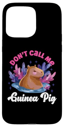 Capybara: Don't Call Me Meerschweinchen Hülle für iPhone 15 Pro Max Capybara: Don't Call Me Meerschweinchen Hülle für iPhone 15 Pro Max von Capybara Rodent Cute Animal Designs