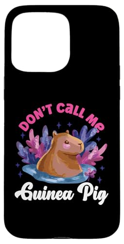 Capybara: Don't Call Me Meerschweinchen Hülle für iPhone 15 Pro Max Capybara: Don't Call Me Meerschweinchen Hülle für iPhone 15 Pro Max von Capybara Rodent Cute Animal Designs