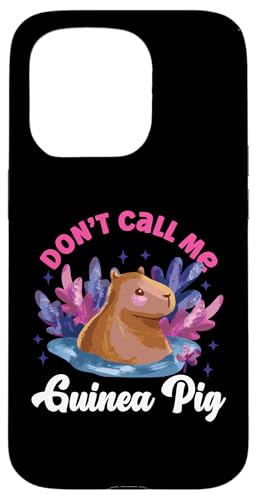 Capybara: Don't Call Me Meerschweinchen Hülle für iPhone 15 Pro Capybara: Don't Call Me Meerschweinchen Hülle für iPhone 15 Pro von Capybara Rodent Cute Animal Designs
