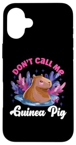 Capybara: Don't Call Me Meerschweinchen Hülle für iPhone 16 Plus Capybara: Don't Call Me Meerschweinchen Hülle für iPhone 16 Plus von Capybara Rodent Cute Animal Designs