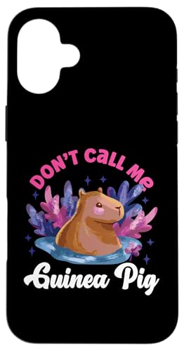 Capybara: Don't Call Me Meerschweinchen Hülle für iPhone 16 Plus Capybara: Don't Call Me Meerschweinchen Hülle für iPhone 16 Plus von Capybara Rodent Cute Animal Designs