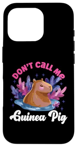 Capybara: Don't Call Me Meerschweinchen Hülle für iPhone 16 Pro Capybara: Don't Call Me Meerschweinchen Hülle für iPhone 16 Pro von Capybara Rodent Cute Animal Designs