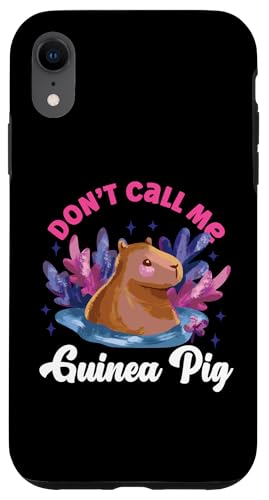 Capybara: Don't Call Me Meerschweinchen Hülle für iPhone XR Capybara: Don't Call Me Meerschweinchen Hülle für iPhone XR von Capybara Rodent Cute Animal Designs