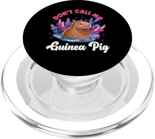 Capybara: Don't Call Me Meerschweinchen PopSockets PopGrip für MagSafe Capybara: Don't Call Me Meerschweinchen PopSockets PopGrip für MagSafe von Capybara Rodent Cute Animal Designs