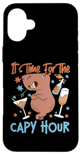Capybara: Es ist Zeit für die Capy Hour Hülle für iPhone 16 Plus Capybara: Es ist Zeit für die Capy Hour Hülle für iPhone 16 Plus von Capybara Rodent Cute Animal Designs