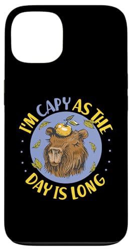 Capybara: Ich bin Capy, weil der Tag lang ist Hülle für iPhone 13 Capybara: Ich bin Capy, weil der Tag lang ist Hülle für iPhone 13 von Capybara Rodent Cute Animal Designs