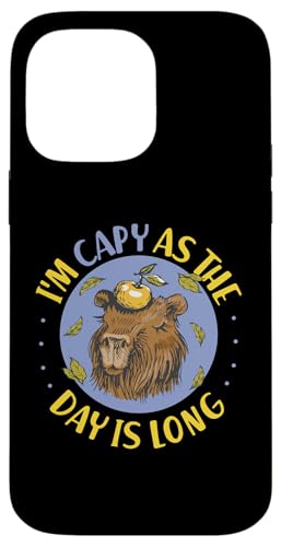 Capybara: Ich bin Capy, weil der Tag lang ist Hülle für iPhone 14 Pro Max Capybara: Ich bin Capy, weil der Tag lang ist Hülle für iPhone 14 Pro Max von Capybara Rodent Cute Animal Designs