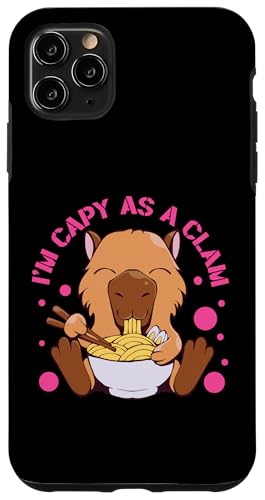 Capybara: Ich bin Capy As A Clam Hülle für iPhone 11 Pro Max Capybara: Ich bin Capy As A Clam Hülle für iPhone 11 Pro Max von Capybara Rodent Cute Animal Designs
