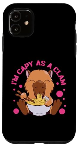 Capybara: Ich bin Capy As A Clam Hülle für iPhone 11 Capybara: Ich bin Capy As A Clam Hülle für iPhone 11 von Capybara Rodent Cute Animal Designs