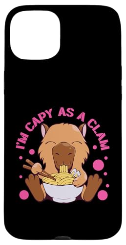 Capybara: Ich bin Capy As A Clam Hülle für iPhone 15 Plus von Capybara Rodent Cute Animal Designs