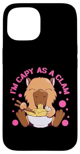 Capybara: Ich bin Capy As A Clam Hülle für iPhone 15 Capybara: Ich bin Capy As A Clam Hülle für iPhone 15 von Capybara Rodent Cute Animal Designs