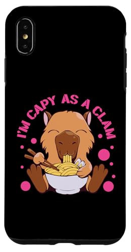 Capybara: Ich bin Capy As A Clam Hülle für iPhone XS Max Capybara: Ich bin Capy As A Clam Hülle für iPhone XS Max von Capybara Rodent Cute Animal Designs