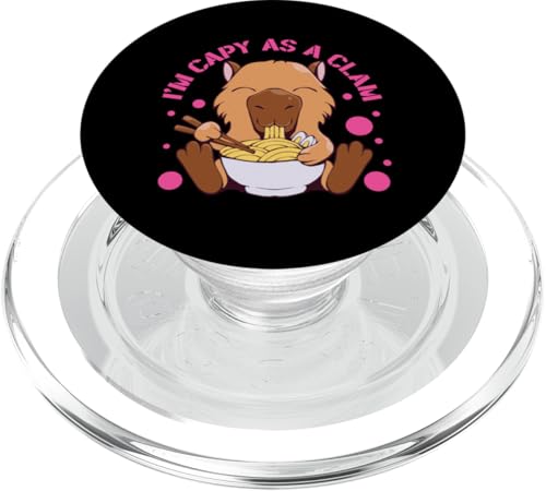 Capybara: Ich bin Capy As A Clam PopSockets PopGrip für MagSafe Capybara: Ich bin Capy As A Clam PopSockets PopGrip für MagSafe von Capybara Rodent Cute Animal Designs