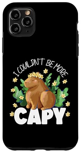 Capybara: Ich könnte nicht mehr Capy sein Hülle für iPhone 11 Pro Max Capybara: Ich könnte nicht mehr Capy sein Hülle für iPhone 11 Pro Max von Capybara Rodent Cute Animal Designs